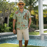 Tropical Mint Paradise – Vintage Hawaiian Elegance